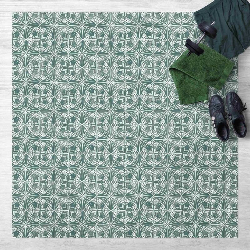 Bilderwelten - Alfombras vinílicas - Vintage Pattern Geometric Tiles - Cuadrado 1:1 Dimensión LxA: 140cm x 140cm
Bilderwelten - Alfombras vinílicas - Vintage Pattern Geometric Tiles - Cuadrado 1:1 Dimensión LxA: 140cm x 140cm