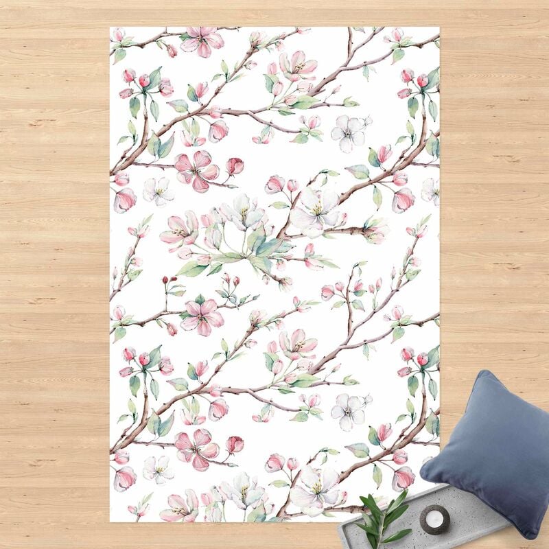 Alfombras vinílicas - Watercolour Branches Of Apple Blossom In Light Pink And White - Alto 3:2 Dimensión LxA: 180cm x 120cm
Alfombras vinílicas - Watercolour Branches Of Apple Blossom In Light Pink And White - Alto 3:2 Dimensión LxA: 180cm x 120cm