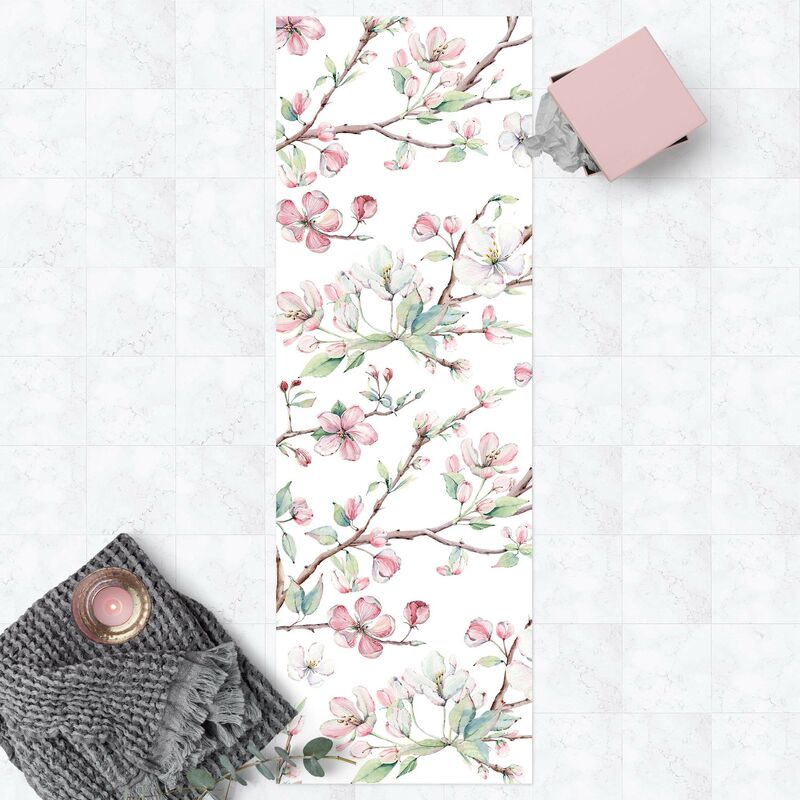 Alfombras vinílicas - Watercolour Branches Of Apple Blossom In Light Pink And White - Panorámico Dimensión LxA: 270cm x 90cm
Alfombras vinílicas - Watercolour Branches Of Apple Blossom In Light Pink And White - Panorámico Dimensión LxA: 270cm x 90cm