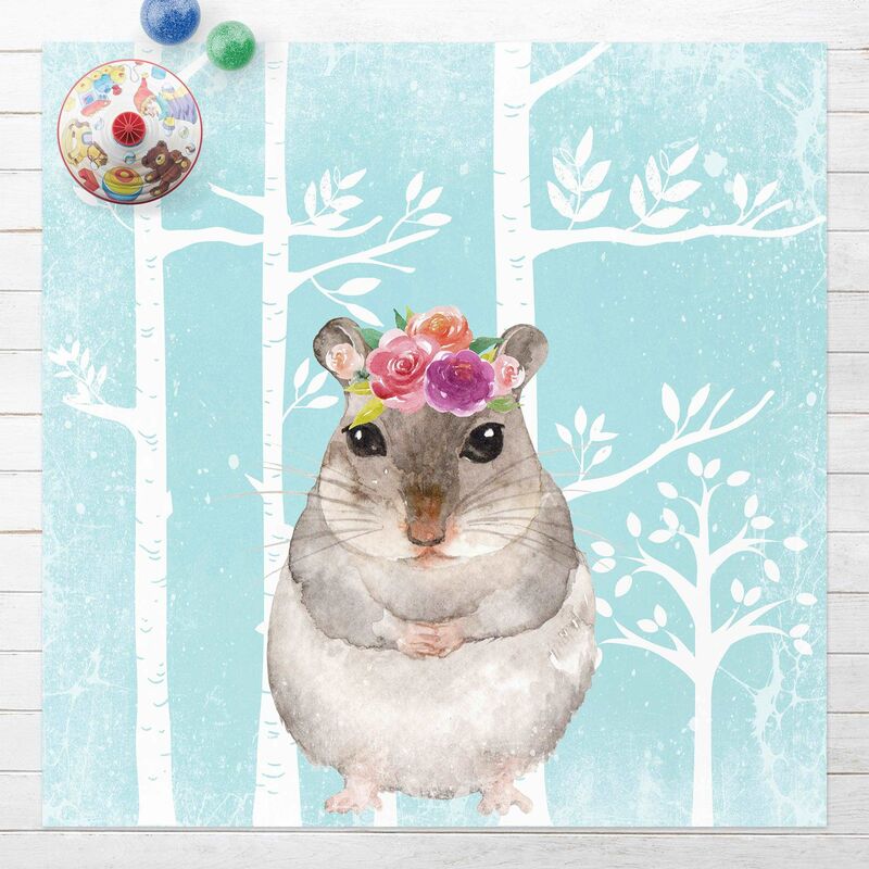 Alfombras vinílicas - Watercolour Hamster Turquoise - Cuadrado 1:1 Dimensión LxA: 60cm x 60cm
Alfombras vinílicas - Watercolour Hamster Turquoise - Cuadrado 1:1 Dimensión LxA: 60cm x 60cm