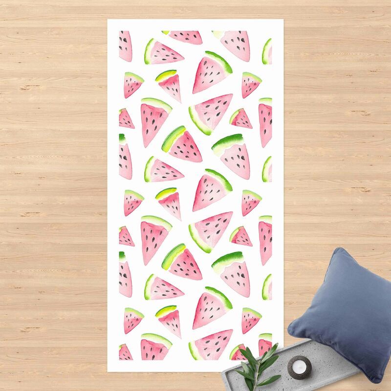 Bilderwelten - Alfombras vinílicas - Watercolour Melon Pieces With Frame - Alto 2:1 Dimensión LxA: 200cm x 100cm
Bilderwelten - Alfombras vinílicas - Watercolour Melon Pieces With Frame - Alto 2:1 Dimensión LxA: 200cm x 100cm