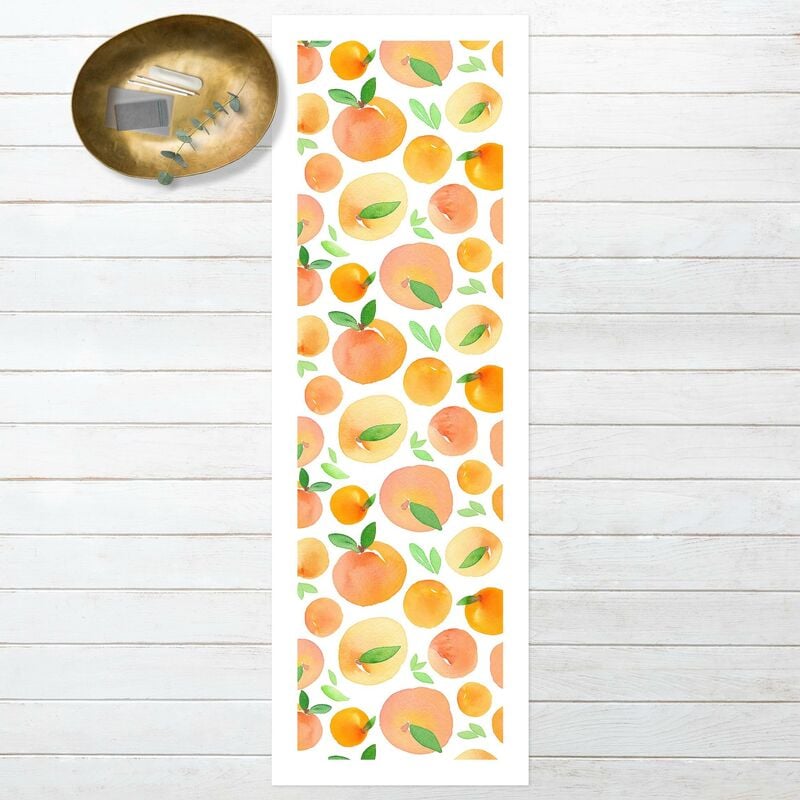 Alfombras vinílicas - Watercolour Oranges With Leaves In White Frame - Panorámico Dimensión LxA: 270cm x 90cm
Alfombras vinílicas - Watercolour Oranges With Leaves In White Frame - Panorámico Dimensión LxA: 270cm x 90cm