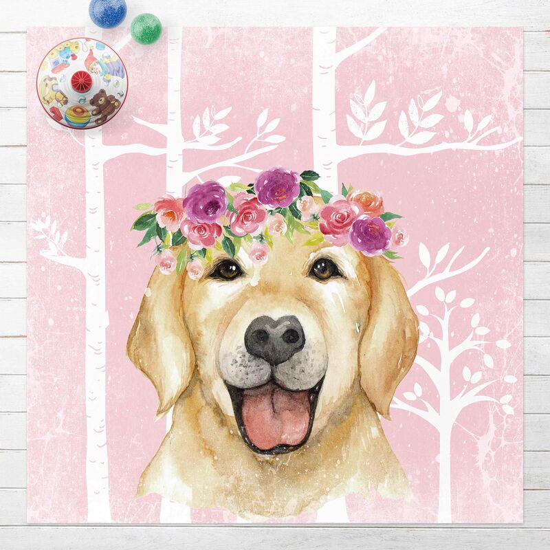 Bilderwelten - Alfombras vinílicas - Watercolour Retriever Light Pink - Cuadrado 1:1 Dimensión LxA: 120cm x 120cm
Bilderwelten - Alfombras vinílicas - Watercolour Retriever Light Pink - Cuadrado 1:1 Dimensión LxA: 120cm x 120cm