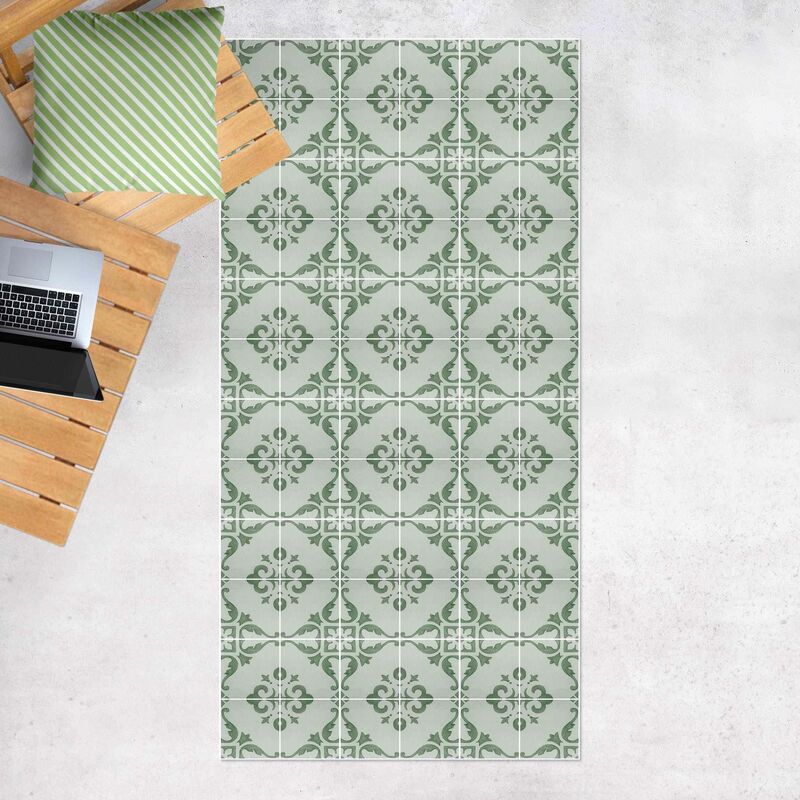 Bilderwelten - Alfombras vinílicas - Watercolour Tile Pattern Lagos Emerald Green - Alto 2:1 Dimensión LxA: 260cm x 130cm
Bilderwelten - Alfombras vinílicas - Watercolour Tile Pattern Lagos Emerald Green - Alto 2:1 Dimensión LxA: 260cm x 130cm