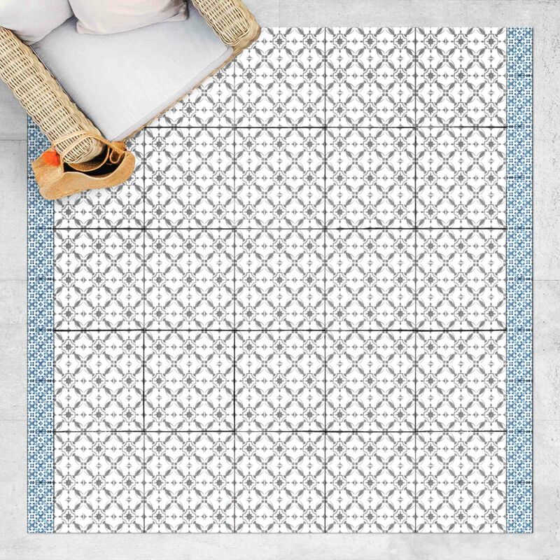 Alfombras vinílicas - Watercolour Tiles Grey Sun Star With Border - Cuadrado 1:1 Dimensión LxA: 100cm x 100cm
Alfombras vinílicas - Watercolour Tiles Grey Sun Star With Border - Cuadrado 1:1 Dimensión LxA: 100cm x 100cm