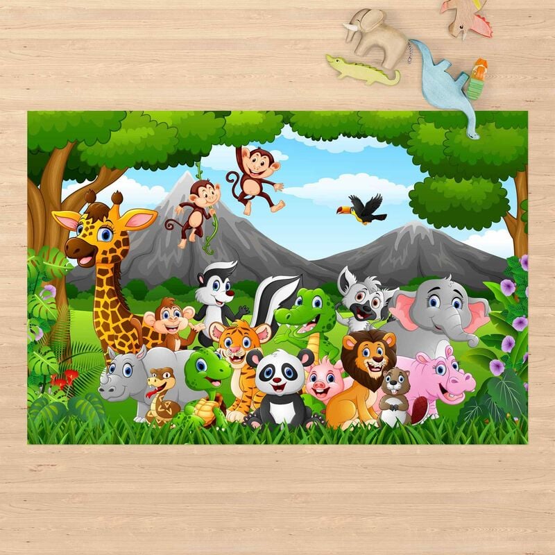Alfombras vinílicas - Wild Jungle Animals - Apaisado 2:3 Dimensión LxA: 80cm x 120cm
Alfombras vinílicas - Wild Jungle Animals - Apaisado 2:3 Dimensión LxA: 80cm x 120cm