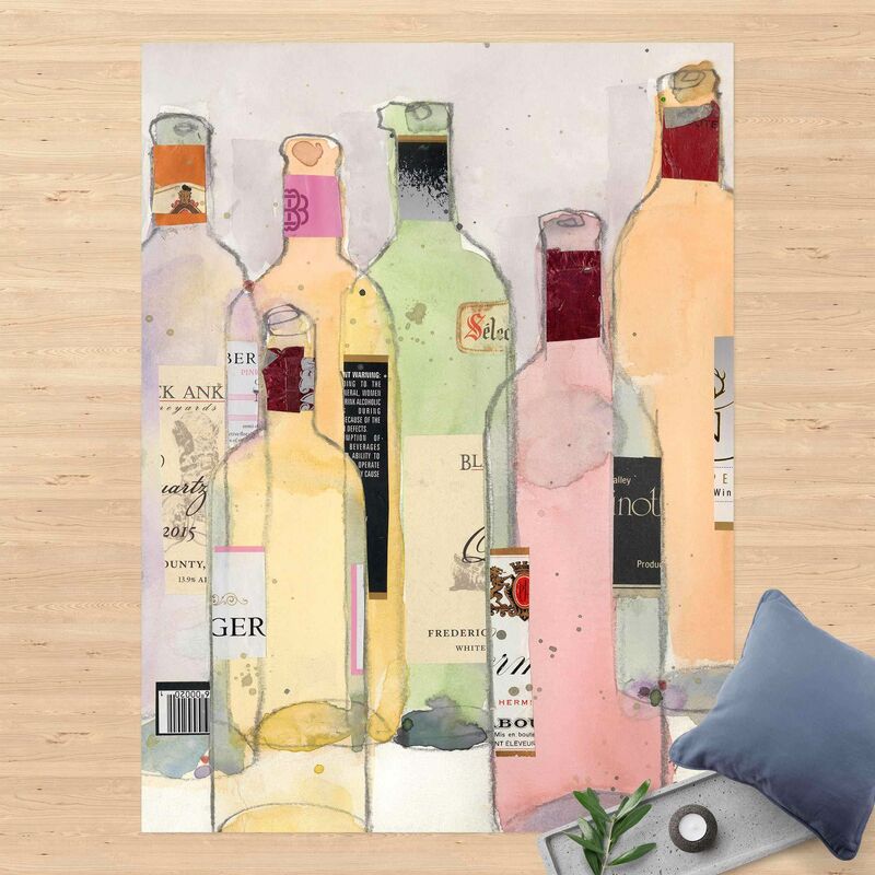 Alfombras vinílicas - Wine Bottles In Watercolour I - Alto 4:3 Dimensión LxA: 180cm x 135cm
Alfombras vinílicas - Wine Bottles In Watercolour I - Alto 4:3 Dimensión LxA: 180cm x 135cm