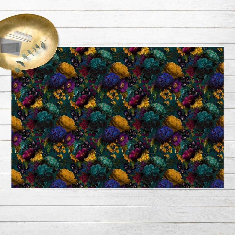 Alfombras vinílicas - Yellow Blossoms With Blue Flowers In Front Of Turquoise - Apaisado 2:3 Dimensión LxA: 60cm x 90cm
Alfombras vinílicas - Yellow Blossoms With Blue Flowers In Front Of Turquoise - Apaisado 2:3 Dimensión LxA: 60cm x 90cm