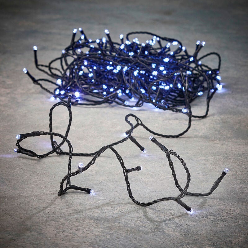 Guirnalda led luz fria efecto flash 180 leds 22,9m - Luca 
Guirnalda led luz fria efecto flash 180 leds 22,9m - Luca
