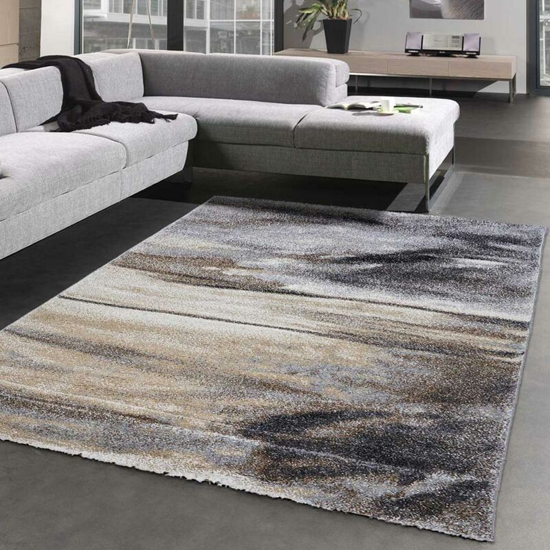Alfombra de estar Diseño moderno Contemporian pelo Ras - Pequeño Alfombra rectangular de estar - Turquoise Room Alfombra - Alfombra Salón Gris 80x150
Alfombra de estar Diseño moderno Contemporian pelo Ras - Pequeño Alfombra rectangular de estar - Turquoise Room Alfombra - Alfombra Salón Gris 80x150