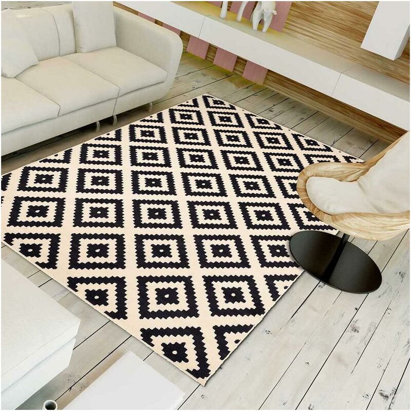 Pequeño Entrada de la alfombra interior - Alfombra vida moderna escandinava Diseño geométrico Berbere - Negro Alfombra Crema 60x110 cm - Crème
Pequeño Entrada de la alfombra interior - Alfombra vida moderna escandinava Diseño geométrico Berbere - Negro Alfombra Crema 60x110 cm - Crème