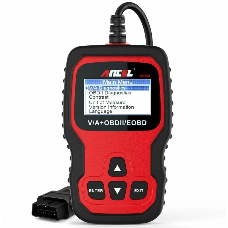 VD500 ABS SRS EPB Dispositivo de diagnósticoScanner OBD2 Lector de códigos para VW Audi Seat Skoda - Ancel
VD500 ABS SRS EPB Dispositivo de diagnósticoScanner OBD2 Lector de códigos para VW Audi Seat Skoda - Ancel