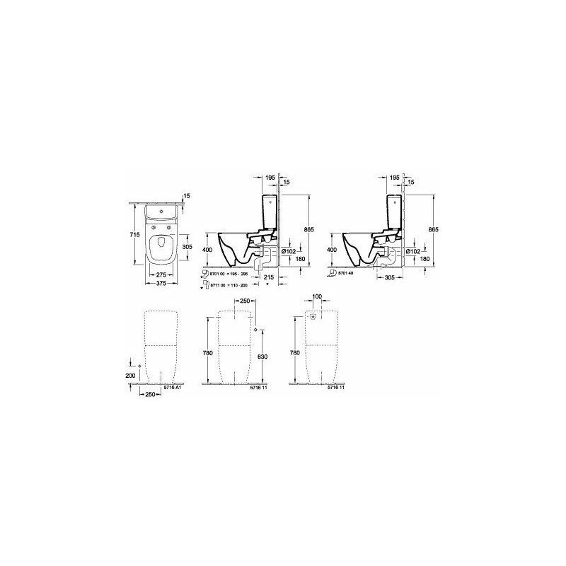 Villeroy&boch - Antheus, Accesorios, Mecanismo de botón DualFlush, cromado, alimentación lateral o trasera, Porcelana sanitaria
Villeroy&boch - Antheus, Accesorios, Mecanismo de botón DualFlush, cromado, alimentación lateral o trasera, Porcelana sanitaria