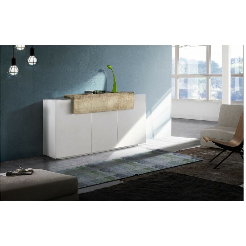 Aparador Coro - con Puertas, Estanterias - para Hall, Salon, Entrada - Blanco, Arce en Madeira, 160 x 45 x 85,5 cm, -
Aparador Coro - con Puertas, Estanterias - para Hall, Salon, Entrada - Blanco, Arce en Madeira, 160 x 45 x 85,5 cm, -