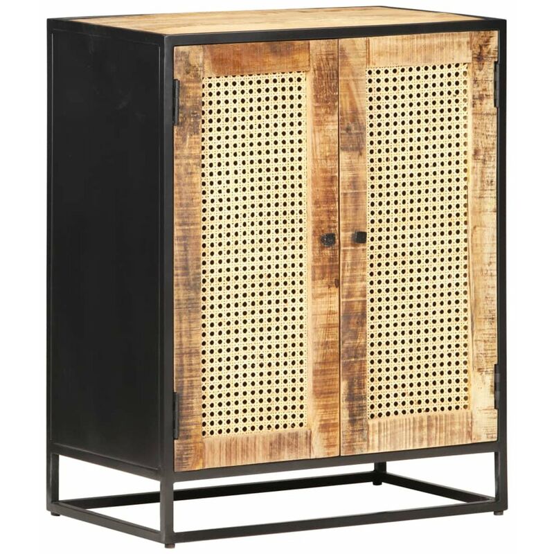 Happyshopping - Aparador de madera de mango rugosa cana natural 60x35x75 cm
Happyshopping - Aparador de madera de mango rugosa cana natural 60x35x75 cm