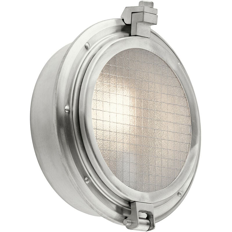 Clearpoint - 1 luz de pared para exterior de aluminio cepillado IP44, E27 - Elstead
Clearpoint - 1 luz de pared para exterior de aluminio cepillado IP44, E27 - Elstead