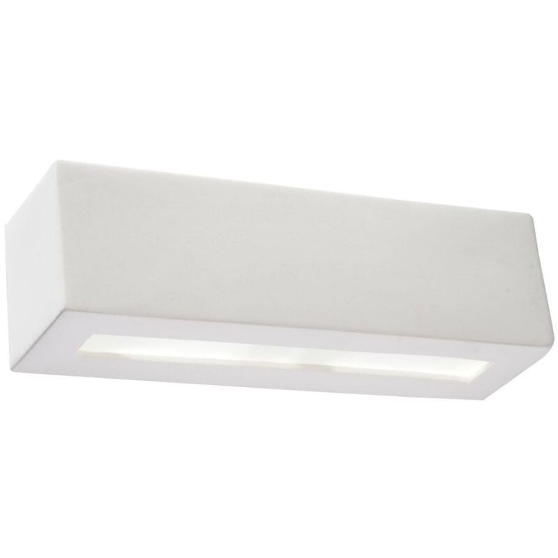 Aplique de pared Aplique de pared interior Lámpara de cerámica blanca luz indirecta, UP DOWN se puede pintar encima, 1x E27, L x An x Al 32x9x9 cm
Aplique de pared Aplique de pared interior Lámpara de cerámica blanca luz indirecta, UP DOWN se puede pintar encima, 1x E27, L x An x Al 32x9x9 cm