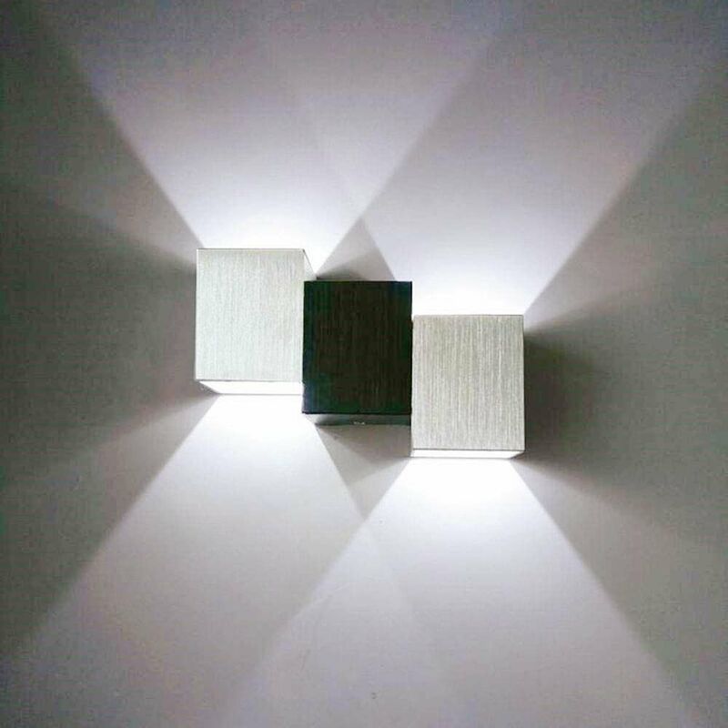 Stoex - Aplique de Pared Led 6W Blanco Frio Apliques de Pared Moderno Lámpara de Pared Interior para Sala de Estar Pasillo
Stoex - Aplique de Pared Led 6W Blanco Frio Apliques de Pared Moderno Lámpara de Pared Interior para Sala de Estar Pasillo