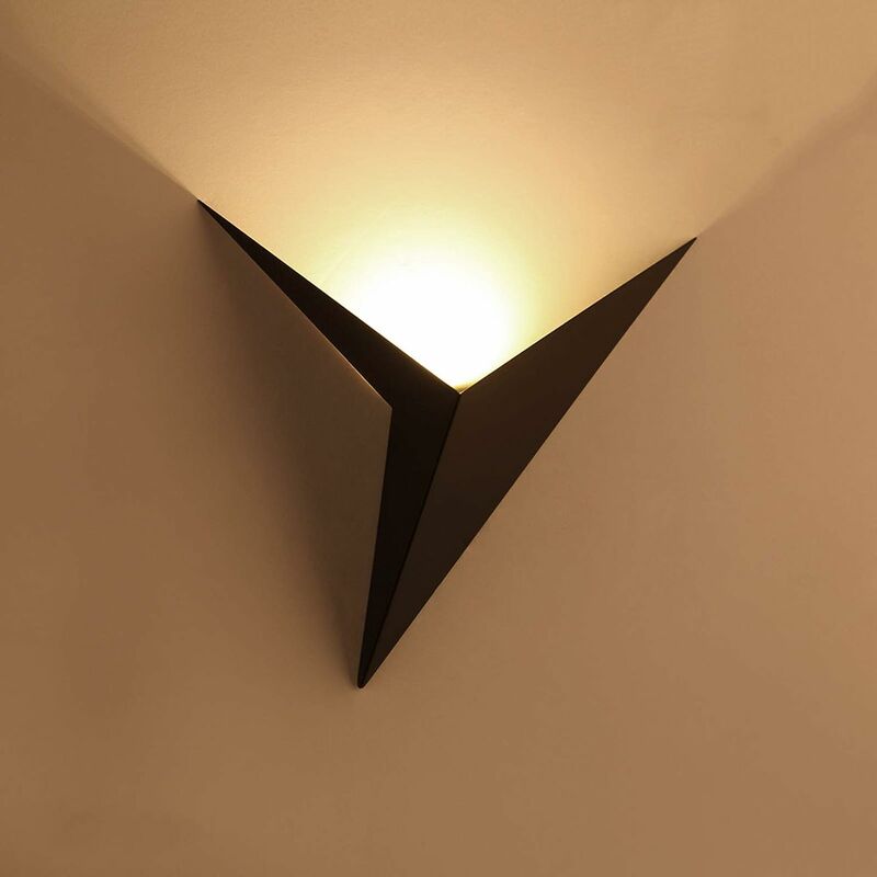 Aplique de pared LED, Aplique de pared triangular moderno negro, Potencia 3w, Temperatura de color 3000k, Longitud 25cm, Apto para dormitorio,
Aplique de pared LED, Aplique de pared triangular moderno negro, Potencia 3w, Temperatura de color 3000k, Longitud 25cm, Apto para dormitorio,