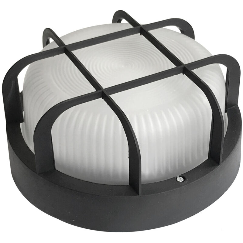 Aplique Led de exterior redondo con rejilla negro 6W 4000°K IP44 (Fenoplástica 7200NLED)
Aplique Led de exterior redondo con rejilla negro 6W 4000°K IP44 (Fenoplástica 7200NLED)