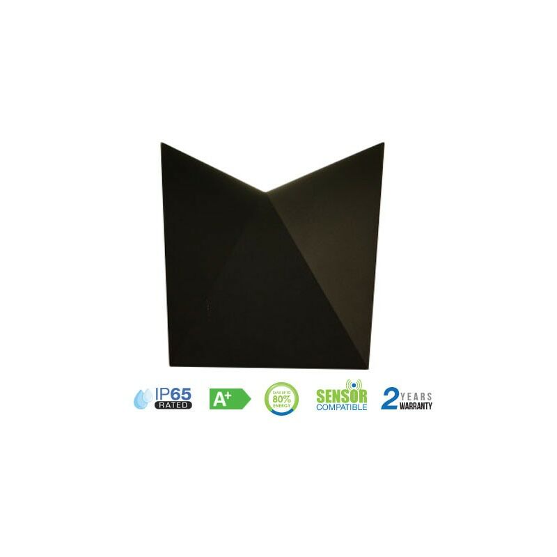 Aplique LED de pared serie Modern 5W 120° IP65 Negro Temperatura de color - 3000K Blanco cálido
Aplique LED de pared serie Modern 5W 120° IP65 Negro Temperatura de color - 3000K Blanco cálido