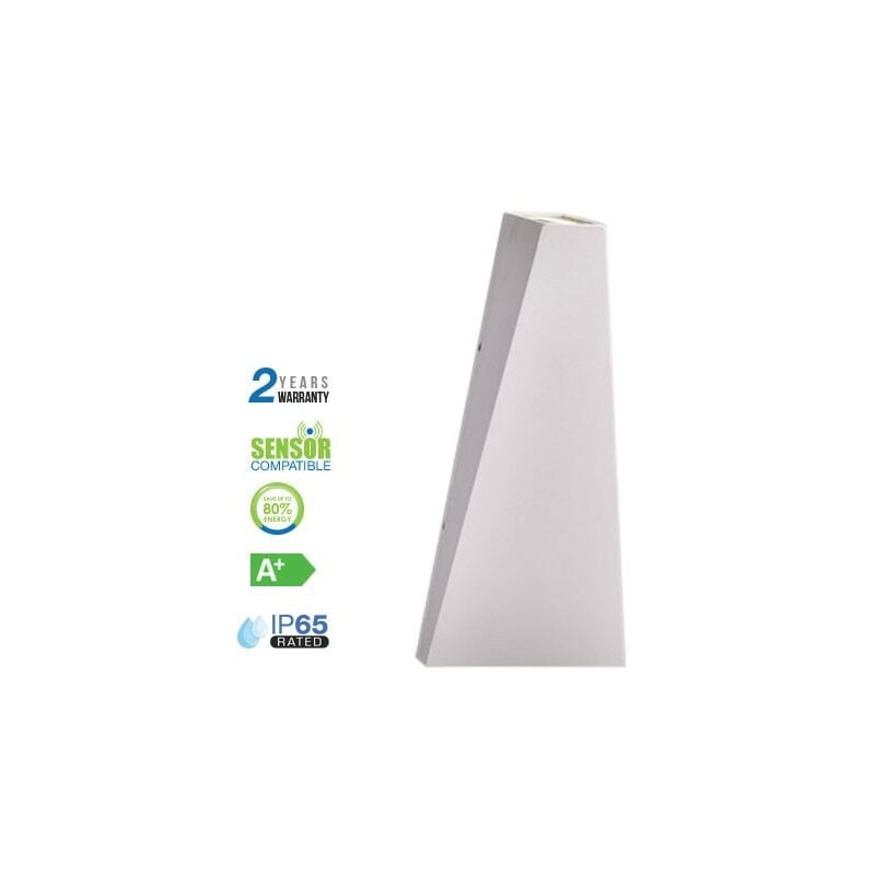 Aplique LED de pared Serie Style 6W 15°/120° IP65 Blanco Temperatura de color - 4000K Blanco natural
Aplique LED de pared Serie Style 6W 15°/120° IP65 Blanco Temperatura de color - 4000K Blanco natural