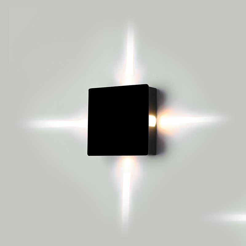 Aplique LED de pared Serie Supreme Square 4W 360° IP65 Negro Temperatura de color - 3000K Blanco cálido
Aplique LED de pared Serie Supreme Square 4W 360° IP65 Negro Temperatura de color - 3000K Blanco cálido