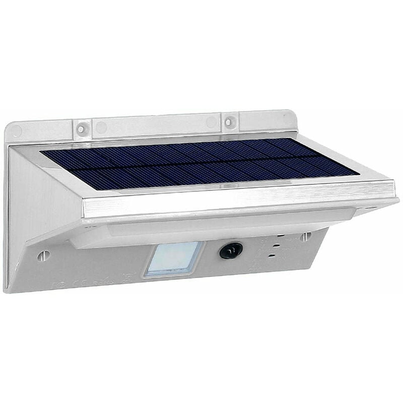 Aplique solar acero inoxidable DERBY blanco LED H16cm con detector de movimiento 3 modos
Aplique solar acero inoxidable DERBY blanco LED H16cm con detector de movimiento 3 modos