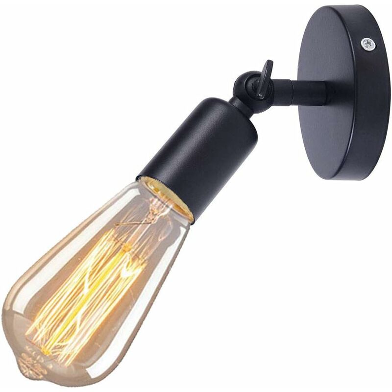 Apliques de Pared Industrial Retro Lámpara de Pared Antigua Rústica E27 Edison Luz de Pared decorativo Vintage Negro
Apliques de Pared Industrial Retro Lámpara de Pared Antigua Rústica E27 Edison Luz de Pared decorativo Vintage Negro