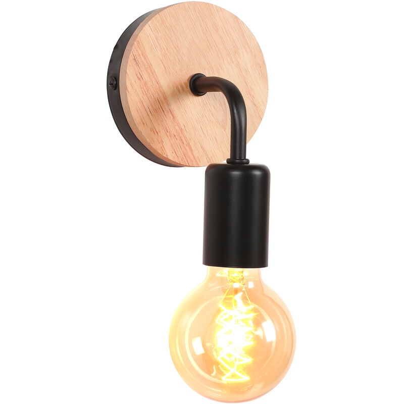 Stoex - Apliques de Pared Focos Moderno Madera Lampara de Pared Base de Madera Exquisito Loft Oficina Cocina Pasillo Cama Luz Nocturna Negro
Stoex - Apliques de Pared Focos Moderno Madera Lampara de Pared Base de Madera Exquisito Loft Oficina Cocina Pasillo Cama Luz Nocturna Negro