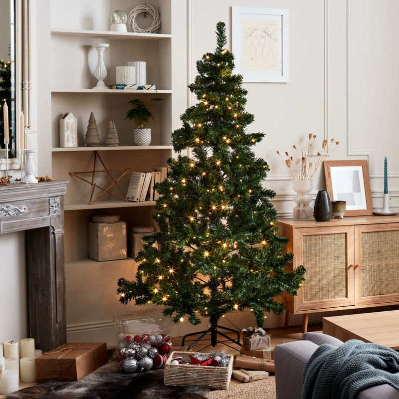 Árbol artificial con kit de decoración - Ottawa 150cm - verde con adornos rojos, plateados y blancos
Árbol artificial con kit de decoración - Ottawa 150cm - verde con adornos rojos, plateados y blancos