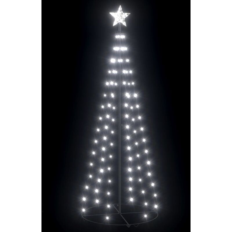 Árbol cono de Navidad 100 LEDs decoración blanco frío 70x180 cm - Blanco - Vidaxl
Árbol cono de Navidad 100 LEDs decoración blanco frío 70x180 cm - Blanco - Vidaxl