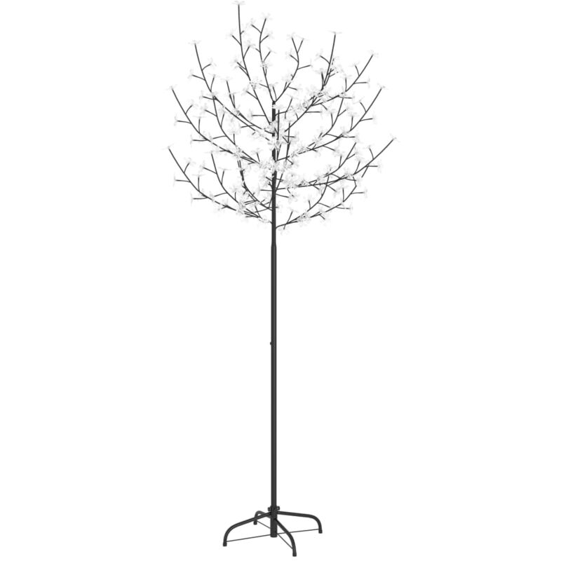 Árbol de Navidad 200 LEDs blanco frío flores de cerezo 180 cm - Negro - Vidaxl
Árbol de Navidad 200 LEDs blanco frío flores de cerezo 180 cm - Negro - Vidaxl
