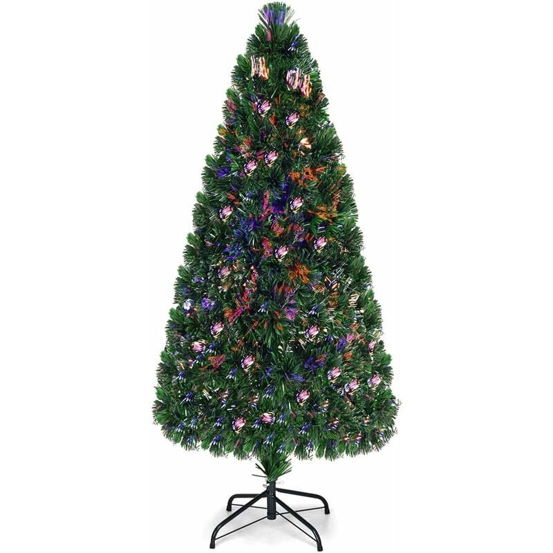 Árbol de Navidad Artificial 180cm Iluminado con Soporte con Cambiador de Color de Fibra
Árbol de Navidad Artificial 180cm Iluminado con Soporte con Cambiador de Color de Fibra