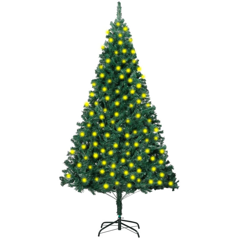 Happyshopping - arbol de Navidad artificial con LED y ramas gruesas verde 210cm
Happyshopping - arbol de Navidad artificial con LED y ramas gruesas verde 210cm