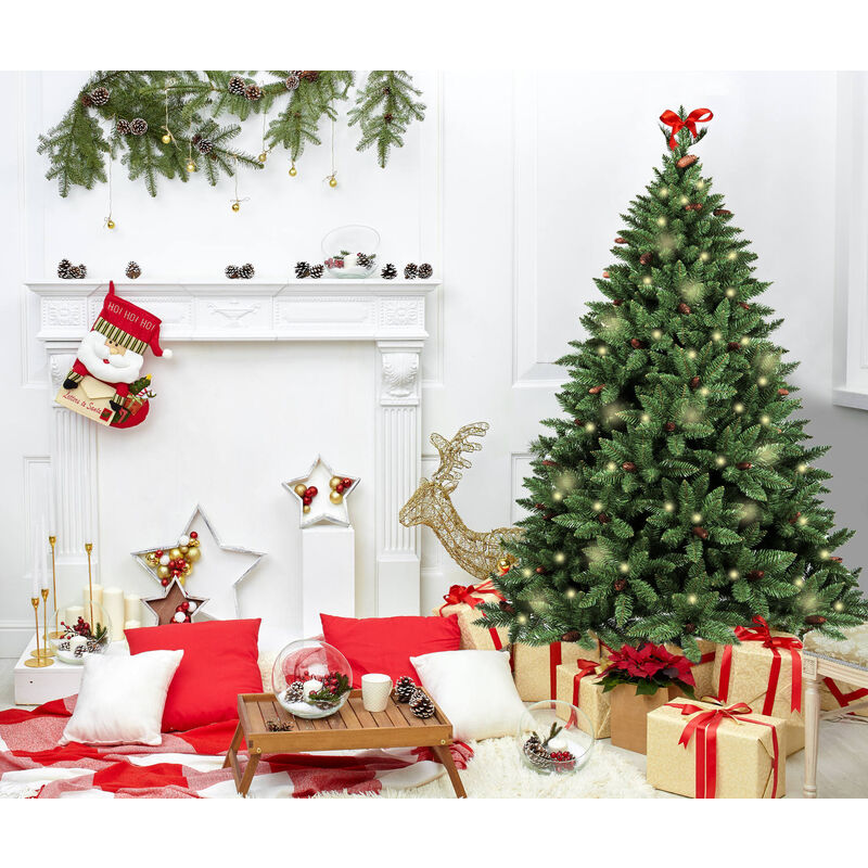 Árbol de Navidad 'Claudia', Alto 240 cm, Con piñas incluidas, 1444 ramas, 155 x 155 x 240 cm
Árbol de Navidad 'Claudia', Alto 240 cm, Con piñas incluidas, 1444 ramas, 155 x 155 x 240 cm