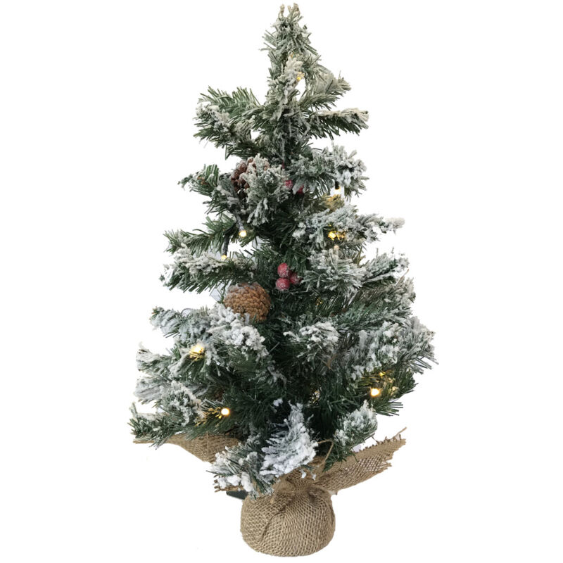 Árbol de navidad con 20 Leds, piñas, bolitas rojas y nieve 60cm. (F-Bright 00515)
Árbol de navidad con 20 Leds, piñas, bolitas rojas y nieve 60cm. (F-Bright 00515)
