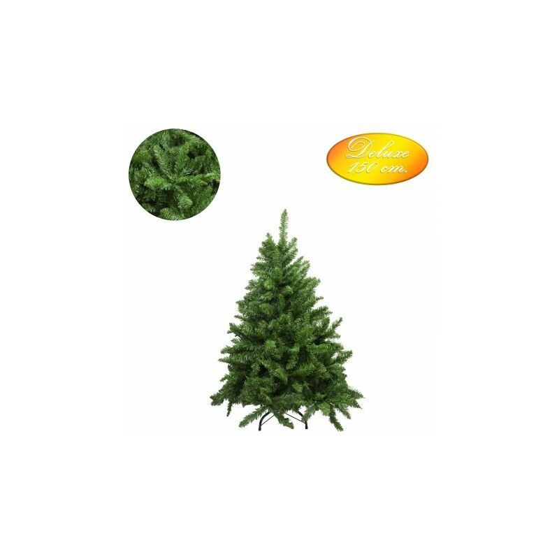 Árbol de navidad modelo deluxe de 150 cm. de altura. con más de 760 ramas en pvc. abeto frondoso. soporte metálico.
Árbol de navidad modelo deluxe de 150 cm. de altura. con más de 760 ramas en pvc. abeto frondoso. soporte metálico.
