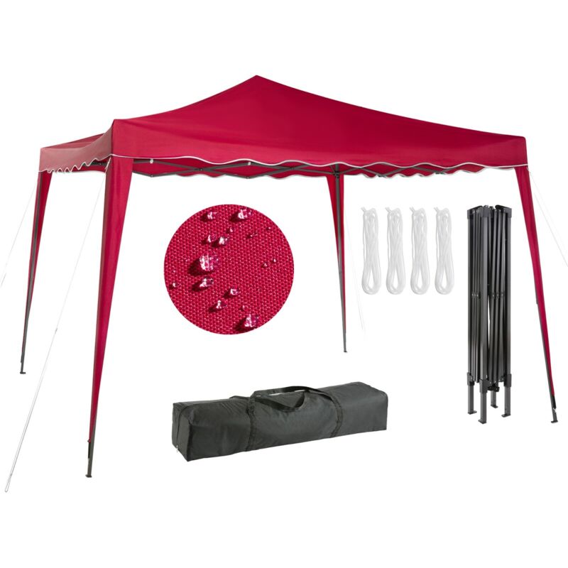 Cenador plegable Tienda para fiestas de fácil montaje Kiosco Cenador 3x3 m - Rojo - Arebos
Cenador plegable Tienda para fiestas de fácil montaje Kiosco Cenador 3x3 m - Rojo - Arebos