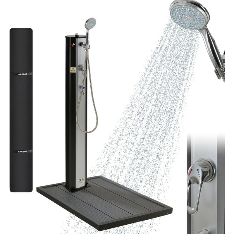 Ducha Solar 20L Plata/Negro Con Función De Pulverización y Elemento Suelo - Plata/Negro - Arebos
Ducha Solar 20L Plata/Negro Con Función De Pulverización y Elemento Suelo - Plata/Negro - Arebos