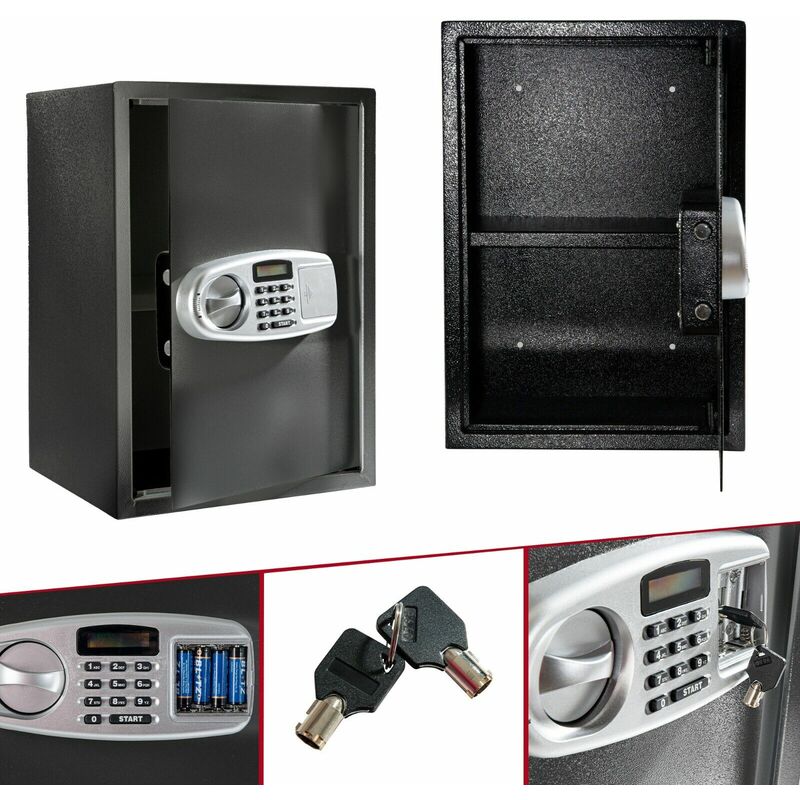 Seguro Electrónico Bóveda Del Gabinete Caja Fuerte De Pared Digital - negro - Arebos
Seguro Electrónico Bóveda Del Gabinete Caja Fuerte De Pared Digital - negro - Arebos