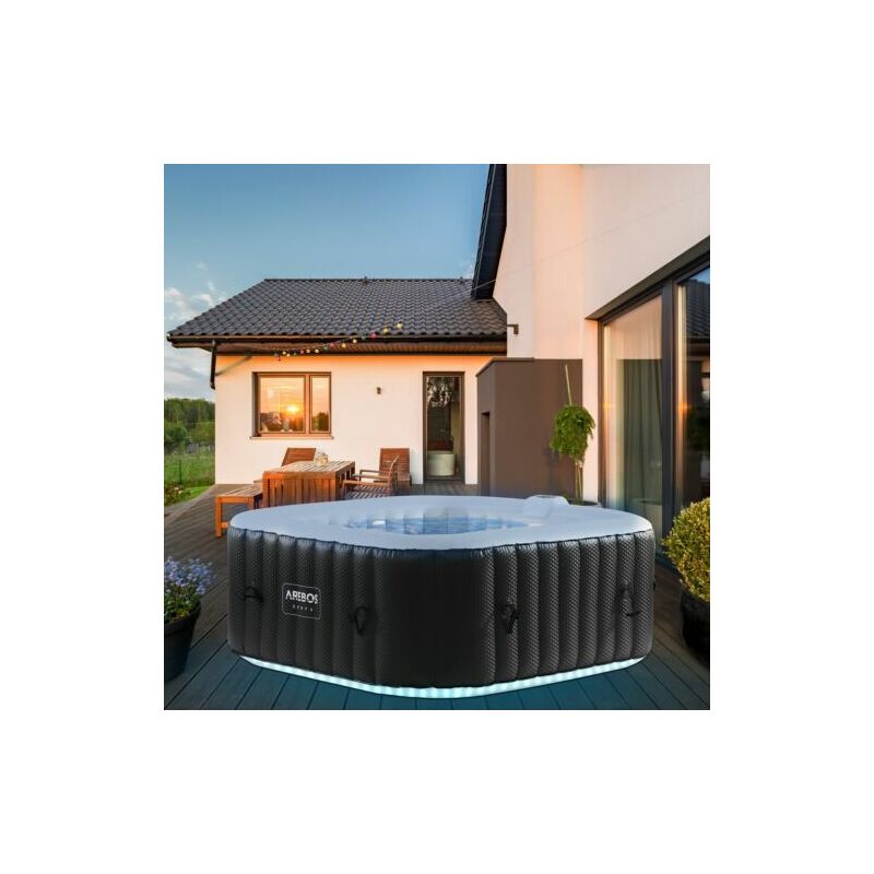 Piscina de Hidromasaje al Aire Libre Spa Masaje de Bienestar Cuadrado LED - Arebos
Piscina de Hidromasaje al Aire Libre Spa Masaje de Bienestar Cuadrado LED - Arebos