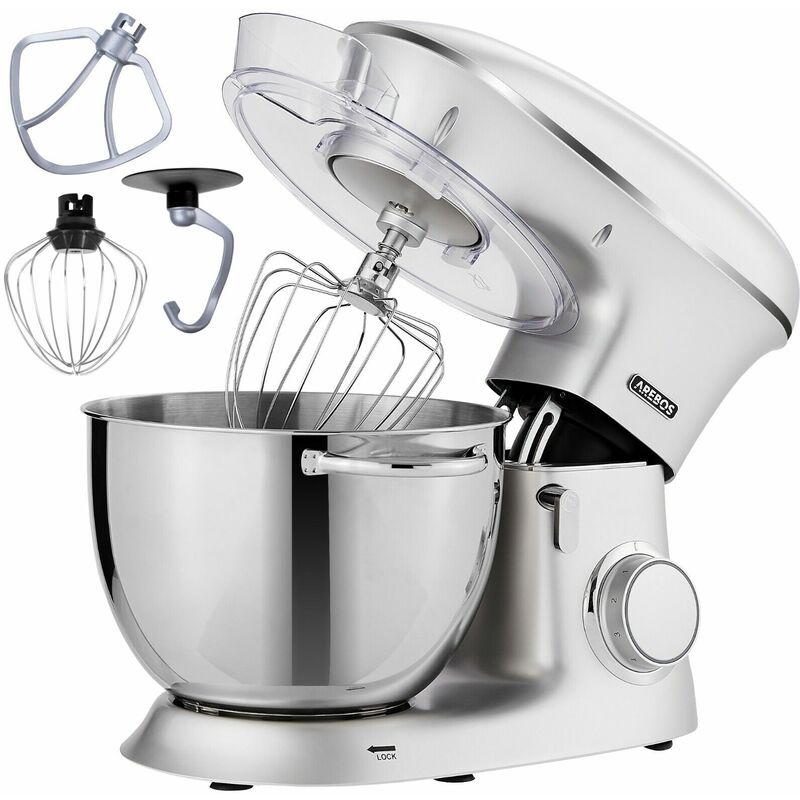 Procesador Alimentos 1500W XXL 8L Tazón Mezcla Acero Inoxidable 6 Ajustes - Plata - Arebos
Procesador Alimentos 1500W XXL 8L Tazón Mezcla Acero Inoxidable 6 Ajustes - Plata - Arebos