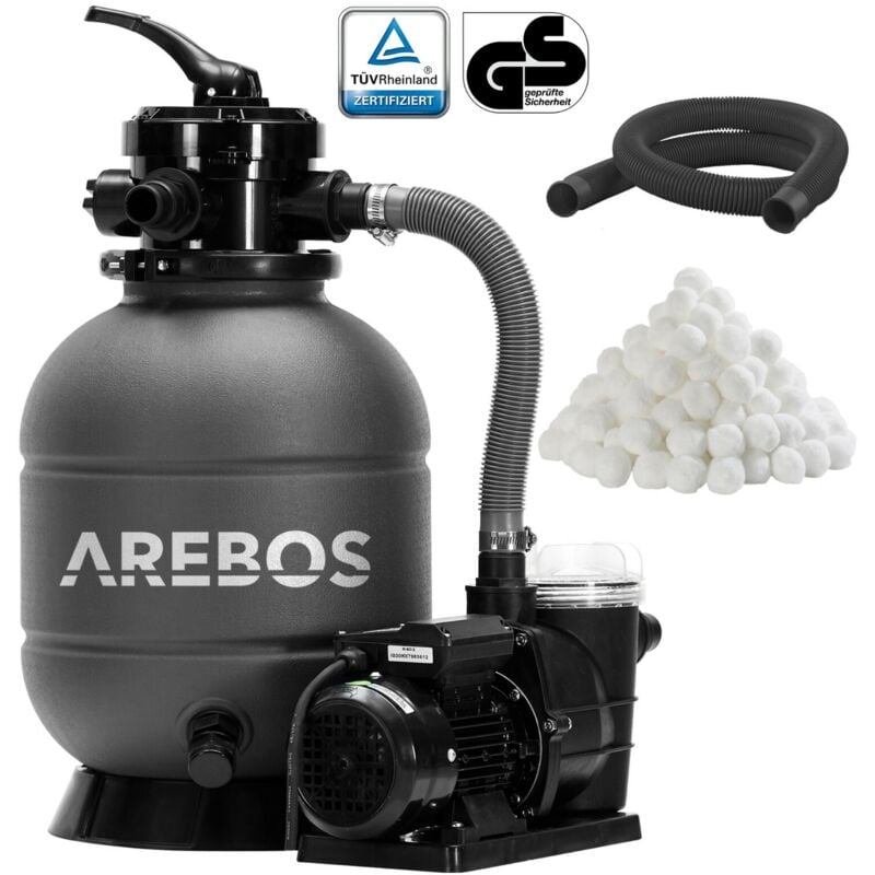Sistema de Filtro de Arena con Bomba Sistema de Filtro de Arena con Bomba - Gris - Arebos
Sistema de Filtro de Arena con Bomba Sistema de Filtro de Arena con Bomba - Gris - Arebos