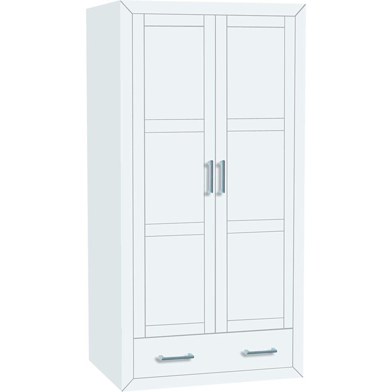 Armario 2 Puertas 1 Cajon Lacado Blanco 200x105x55,REALIZADO EN Madera Pino Maciza Y MDF
Armario 2 Puertas 1 Cajon Lacado Blanco 200x105x55,REALIZADO EN Madera Pino Maciza Y MDF