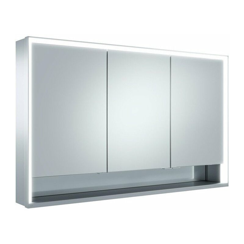 Armario con espejo Royal Lumos 1200x735x165mm extensión de pared anodizado plata KEUCO
Armario con espejo Royal Lumos 1200x735x165mm extensión de pared anodizado plata KEUCO