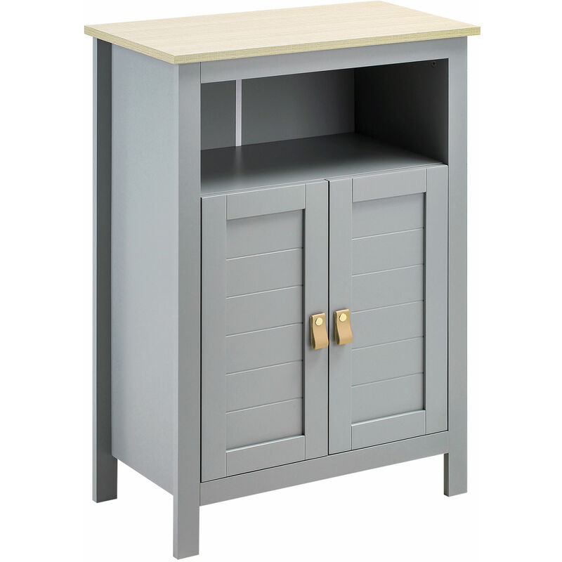Kleankin - Armario de Baño para Almacenamiento Armario de Suelo con 2 Puertas y Estantes Interiores Ajustables para Cocina Dormitorio Salón 59x30x85
Kleankin - Armario de Baño para Almacenamiento Armario de Suelo con 2 Puertas y Estantes Interiores Ajustables para Cocina Dormitorio Salón 59x30x85
