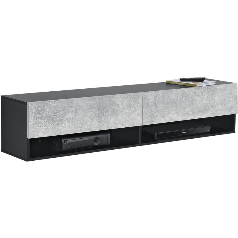 Armario de pared Halmstad - Mueble de TV de pared - 140 x 31 x 30 cm - Mesa de centro Flotante con Compartimentos y 2 Puertas - Consola de pared
Armario de pared Halmstad - Mueble de TV de pared - 140 x 31 x 30 cm - Mesa de centro Flotante con Compartimentos y 2 Puertas - Consola de pared