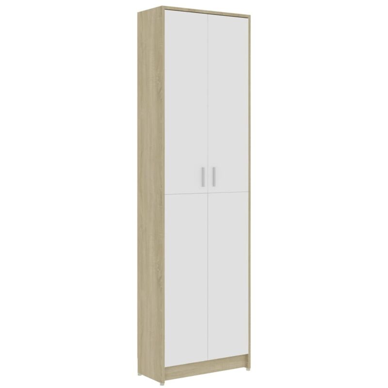 Armario de Pasillo de Aglomerado 55x25x189 cm Blanco y Roble Sonoma - Blanco - Vidaxl
Armario de Pasillo de Aglomerado 55x25x189 cm Blanco y Roble Sonoma - Blanco - Vidaxl