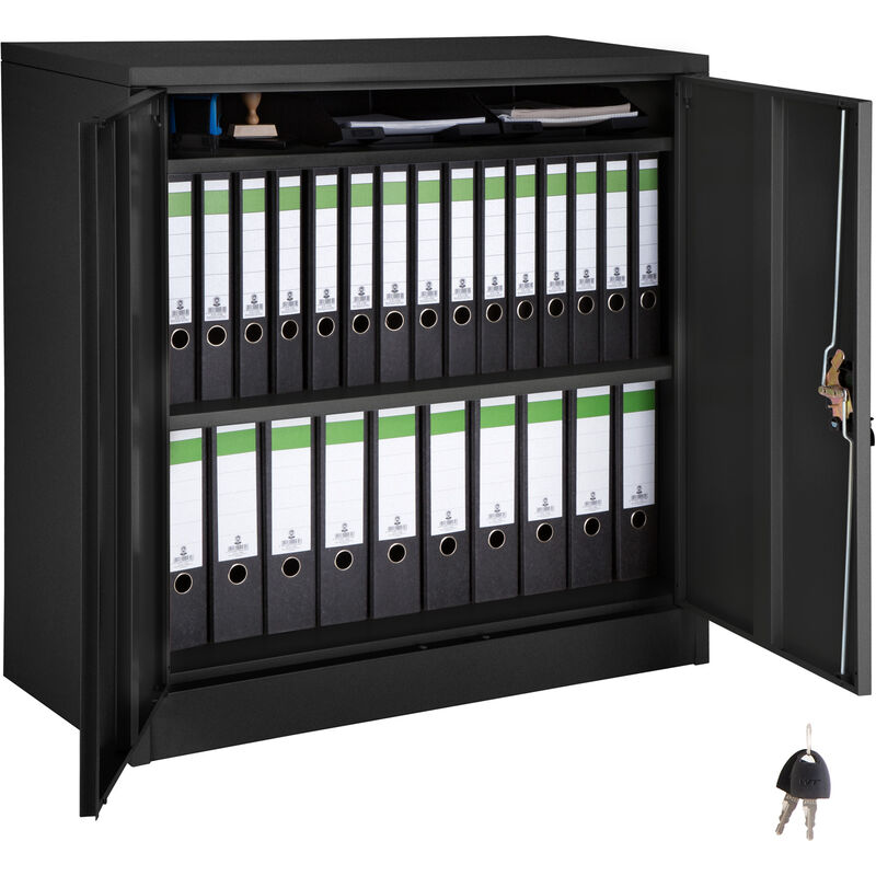 Tectake - Armario archivador medio con 3 Baldas - armario metálico de oficina, mueble archivador de acero con cerradura, armario de metal multiusos
Tectake - Armario archivador medio con 3 Baldas - armario metálico de oficina, mueble archivador de acero con cerradura, armario de metal multiusos